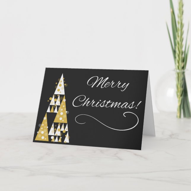 Tarjeta Festiva Luces navidades - Edición Personalizable (Anverso)