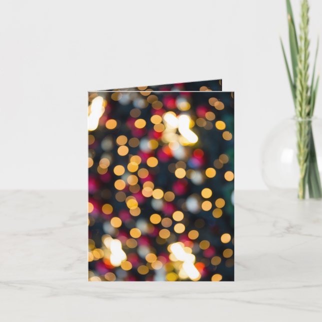 Tarjeta Festiva Luces nocturnas (Anverso)