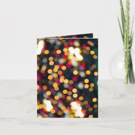 Tarjeta Festiva Luces nocturnas
