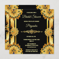 Lujoso ventilador de plumas de pavo real dorado el