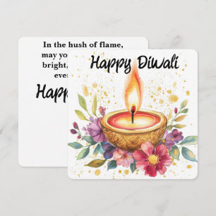 Tarjeta Festiva Luminosa oferta de Diwali