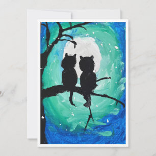 Tarjeta Festiva Luna llena