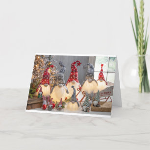 TARJETA FESTIVA LUZ DE INCENDIO Y CELEBRACIÓN **NAVIDADES** VACACI