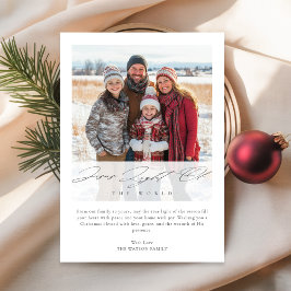 Tarjeta Festiva Luz de la foto de los Navidades religiosos del mun