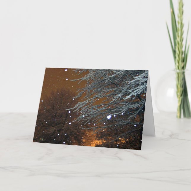 Tarjeta Festiva Luz de lejos (Anverso)