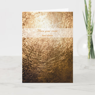 Tarjeta Festiva Luz de oro 001
