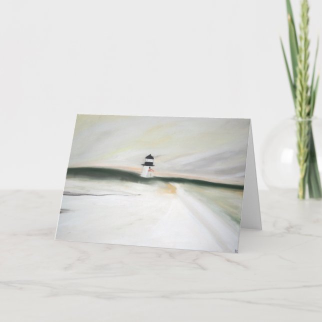 Tarjeta Festiva Luz del invierno (Anverso)