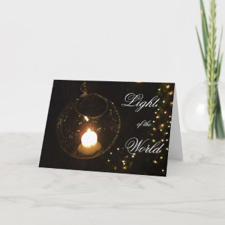 Tarjeta Festiva Luz del mundo