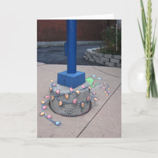 Tarjeta Festiva Luz-Encadenación de Sluggo