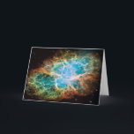 Tarjeta Festiva M1-Crab Nebula a Science & Astronomy Gift Idea<br><div class="desc">M1 The Crab Nebula Cards are a great Christmas gift for or to celebrate a Birthday,  Graduation (or even) the International Year of Astronomy and is sure to please the space and astronomy enthusiast on your list</div>