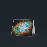 Tarjeta Festiva M1-Crab Nebula a Science & Astronomy Gift Idea<br><div class="desc">M1 The Crab Nebula Cards are a great Christmas gift for or to celebrate a Birthday,  Graduation (or even) the International Year of Astronomy and is sure to please the space and astronomy enthusiast on your list</div>