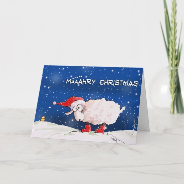 Tarjeta Festiva Määähry Christmas (Anverso)