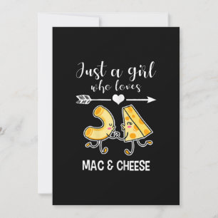 Tarjeta Festiva Mac & Cheese Shirt Gracioso Mac y Cheese Lover