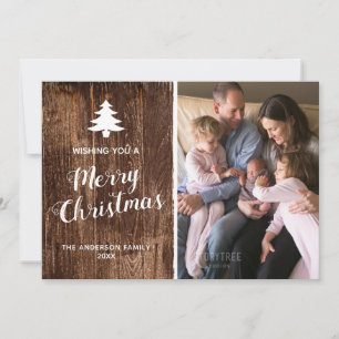 Tarjeta Festiva Madera Rusa   Fotos verticales navideñas