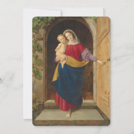 Tarjeta Festiva Madonna and Child Artwork Christmas Card