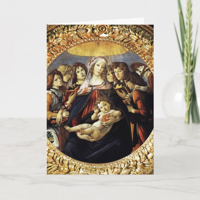 Tarjeta Festiva Madonna del granado (Anverso)