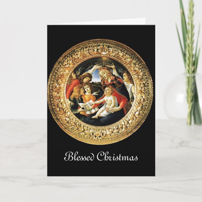 Tarjeta Festiva Madonna del Magnificat (Anverso)