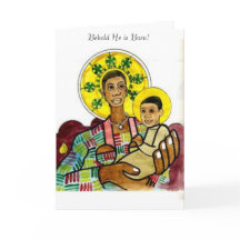 Madonna negra y niño