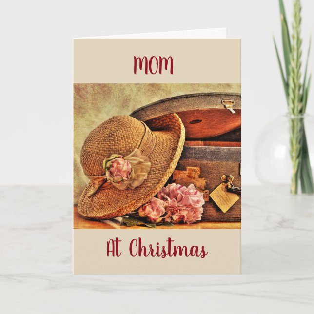 TARJETA FESTIVA **MADRE AMANTE Y MUY ESPECIAL** EN NAVIDADES (Anverso)