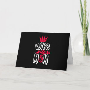 Tarjeta Festiva Madre Arte Esposa Jefa Mamá