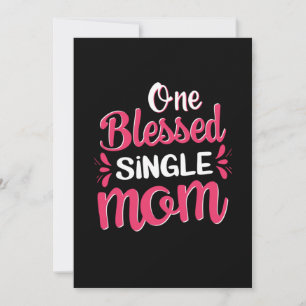 Tarjeta Festiva Madre Arte Una Madre Soltera Bendita