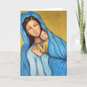Tarjeta Festiva Madre bendita