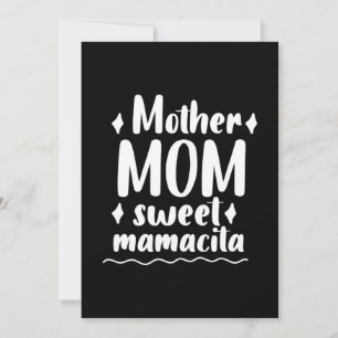 Tarjeta Festiva Madre Mamá Dulce Mamacita
