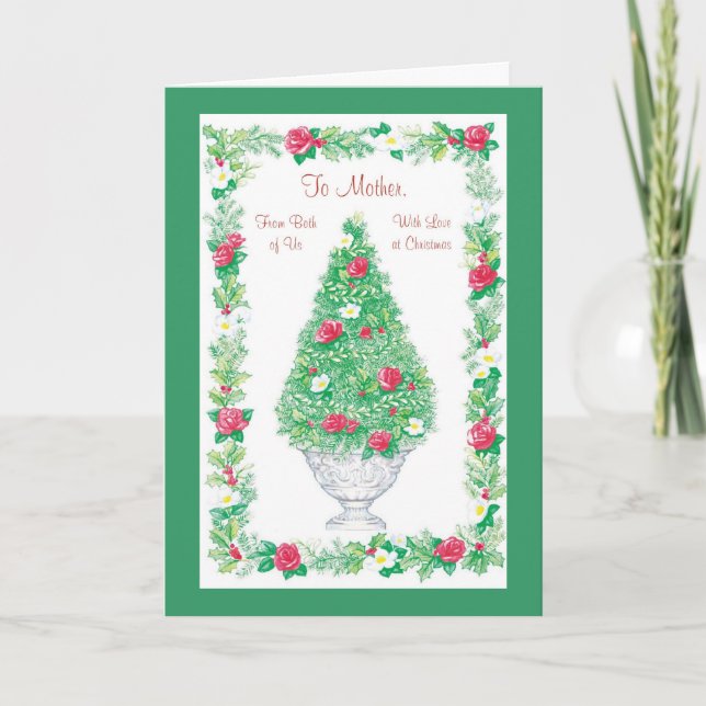Tarjeta Festiva Madre nosotros dos (Anverso)