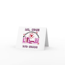 Maestro de 2do grado bienvenida personalizada/