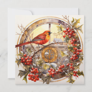 Tarjeta Festiva Magia armoniosa Yuletide