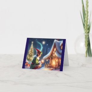 Tarjeta Festiva Magia de duendes