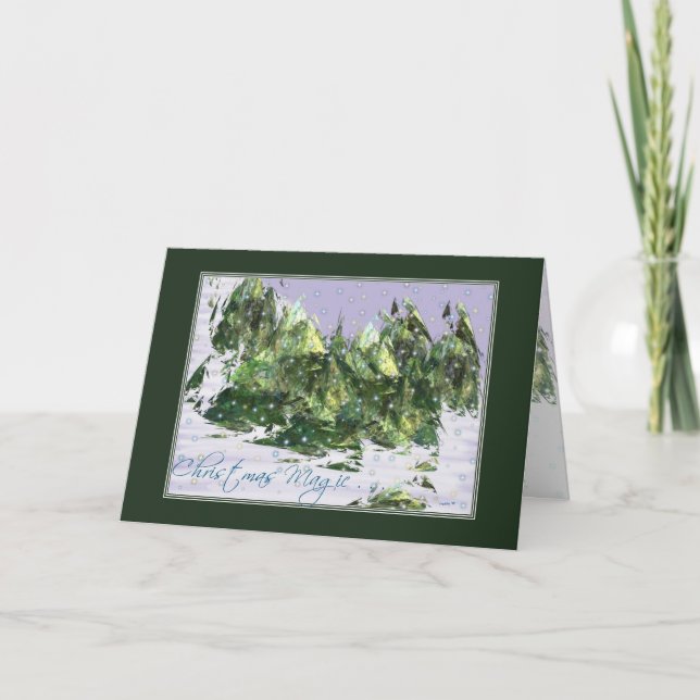 Tarjeta Festiva MAGIC navidades (Anverso)