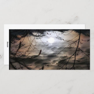 Tarjeta Festiva Magickal Moonscape (interior en blanco)