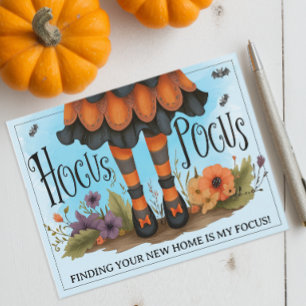 Tarjeta Festiva Mágico y Caprichoso Marketing de Halloween