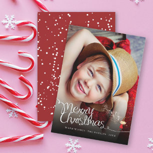 Tarjeta Festiva Magnífico Personalizado Cute Elf Merry Fun de Navi