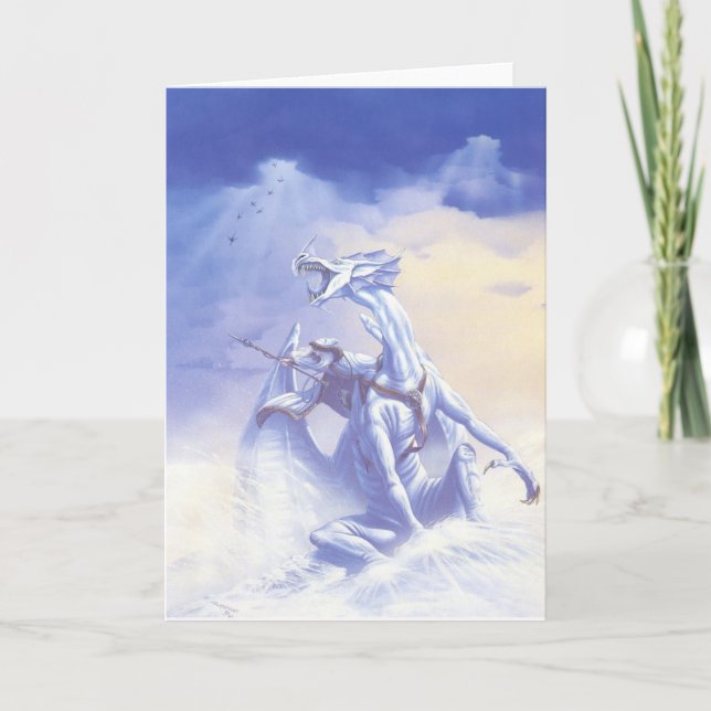 TARJETA FESTIVA MAGO DEL INVIERNO (Anverso)