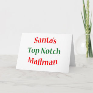 Tarjeta Festiva Mailman Top Notch