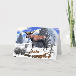 Tarjeta Festiva Majastía aislada,