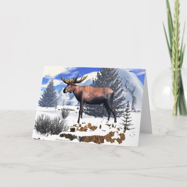 Tarjeta Festiva Majastía aislada, (Anverso)