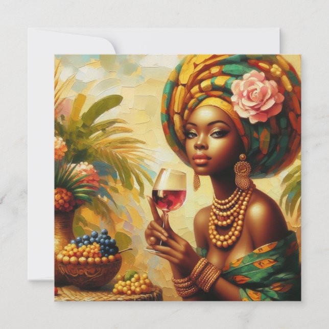 TARJETA FESTIVA MAKOM1000- ARTE DE DAMA VINTAGE (Anverso)