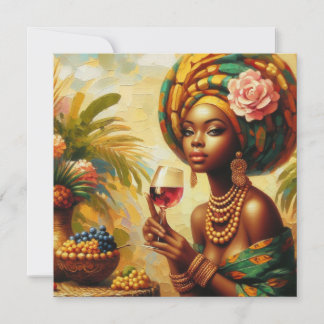 TARJETA FESTIVA MAKOM1000- ARTE DE DAMA VINTAGE