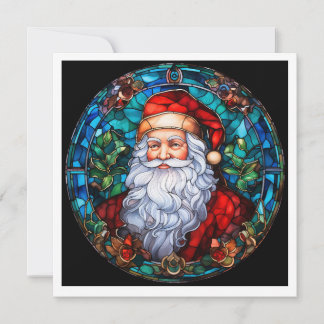 Tarjeta Festiva MAKOM1000- Vidriera de Santa