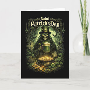 Tarjeta Festiva Mala suerte del día de San Patricio