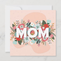 Tarjeta Festiva Mamá