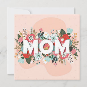 Tarjeta Festiva Mamá