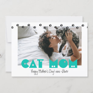 Tarjeta Festiva Mamá de gato   Impresiones de pinturas   Día de la