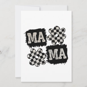 Tarjeta Festiva Mamá Día de la Madre de chequeo a ser