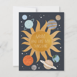 Tarjeta Festiva Mamá eres mi Sol