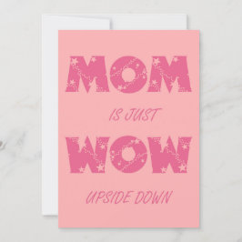 Tarjeta Festiva Mamá es simplemente Wow