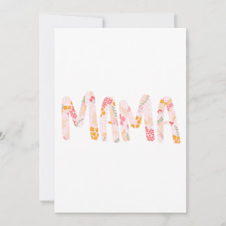 Tarjeta Festiva Mama Floral Card